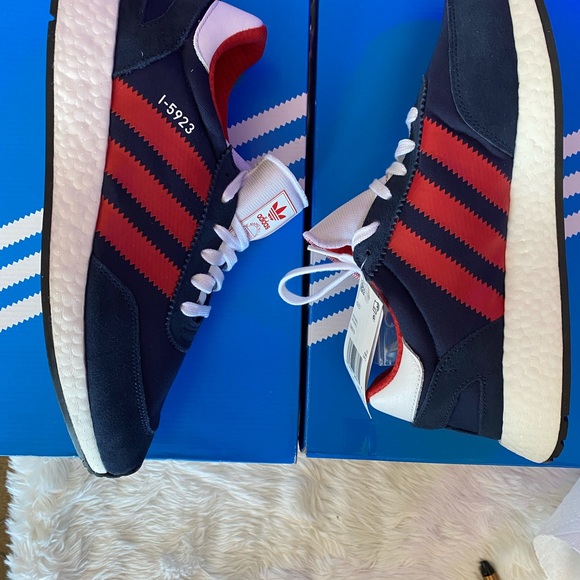 🆕 - Adidas - I5923 - Blue/Red/White - M 10/10.5 - Picture 6 of 8